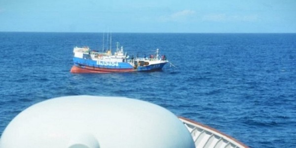 TNI AL Tangkap Satu Kapal Berbendera Taiwan di Laut Natuna 