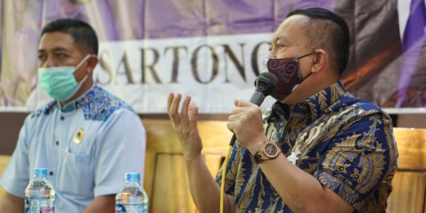Di Hadapan Warga, Sartono Ingatkan Masyarakat Hindari Perpecahan
