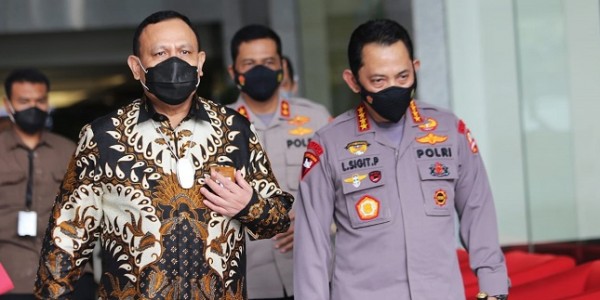 Sambangi Gedung Merah Putih, Ini yang Dibicarakan Kapolri dengan Ketua KPK