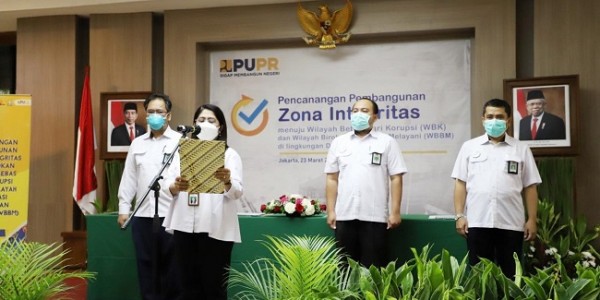 Dirjen Cipta Karya: Zona Integritas Jadi Aspek Penting Cegah Korupsi