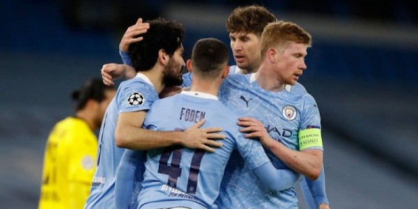 Manchester City Menangi Leg Pertama Lawan Dortmun dengan Skor 2-1