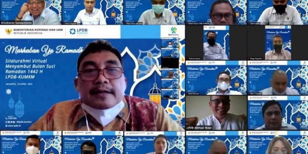 Sambut Puasa Ramadhah, LPDB-UMKM Lakukan Silaturahmi Virtual
