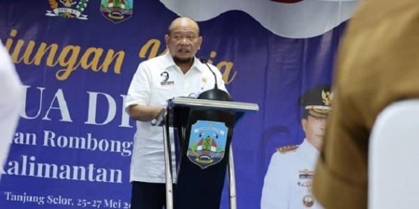 Raker dengan Wagub Kaltara, Ketua DPD RI Sampaikan Persoalan Fundamental Konstitusi 
