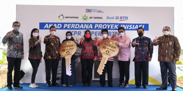 BTN Serahkan Kunci Rumah Untuk ASN Lampung