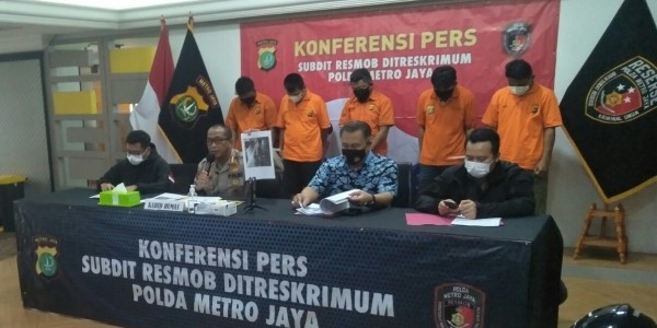 Polisi Tangkap Lima Pelaku Begal yang Tembak Korbannya di Pademangan