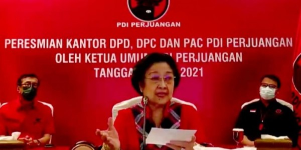 Megawati Tegaskan Kantor PDIP Adalah Rumah Rakyat