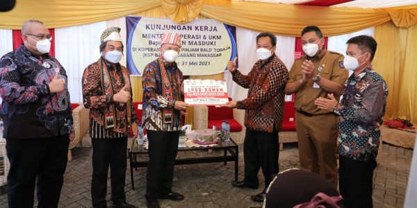 LPDB Salurkan Dana Bergulir Rp100 Miliar ke KSP Balo Toraja