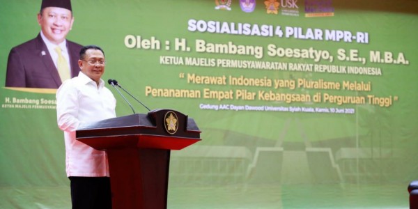 MPR RI Apresiasi Rektor Universitas Syiah Kuala Dukung Pokok-Pokok Haluan Negara
