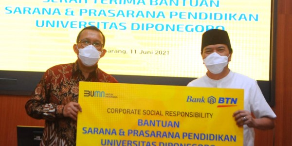 BTN Berikan CSR Untuk Dukung Laboratorium Terpadu UNDIP