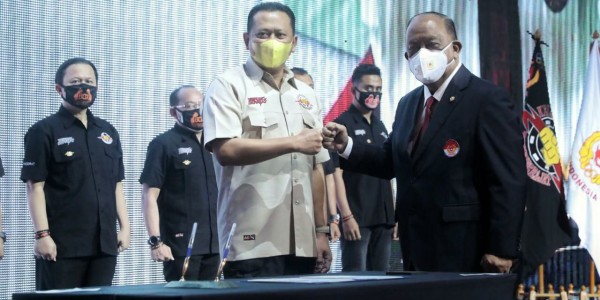 Bamsoet Dilantik Menjadi Ketua Umum Pengurus Besar Keluarga Olahraga Tarung Derajat