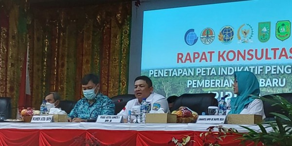 Pantau PIPPIB, Wamen ATR/BPN dan Waka Komite I DPD RI Fernando Sinaga Kunjungi Riau
