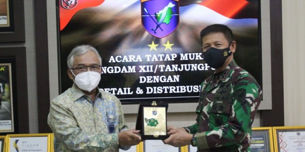 BTN Audiensi ke Pangdam Tanjungpura.