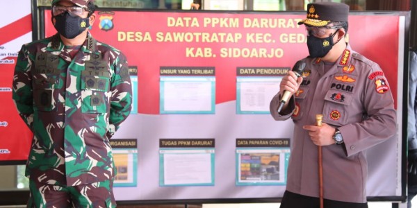 Kapolri Optimis Jawa Timur akan Mencapai Herd Immunity Akhir Agustus 2021