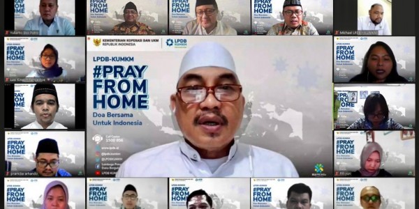 LPDB-KUMKM Gelar Doa Bersama Harap Covid-19 Segera Berakhir