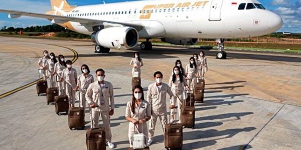 Terbang Perdana, Maskapai Baru Super Air Jet Akan Buka 6 Rute