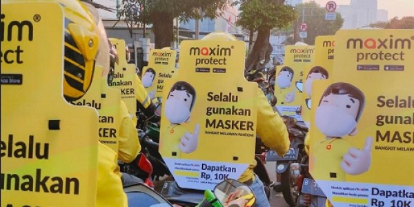 Maxim Hadirkan Separator Untuk Pengemudi, Semakin Aman Selama Pandemi
