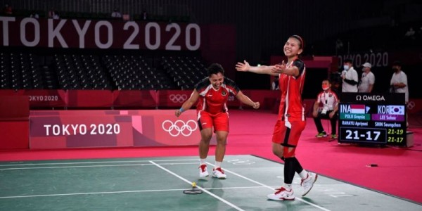 Lolos Ke Final Olimpiade Tokyo 2020, Gresya Poli dan Apriyani Rahayu Sampaikan Ini   