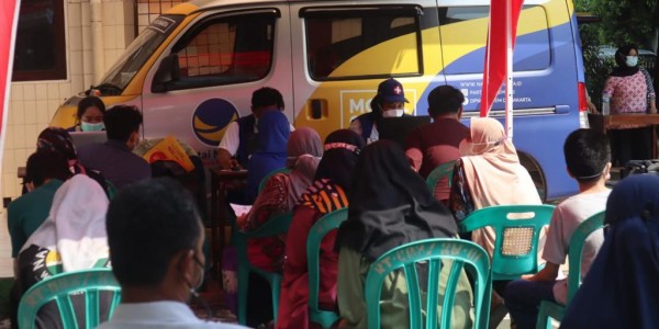 Mobil Vaksinasi NasDem Suntik 11 Ribu Lebih Warga