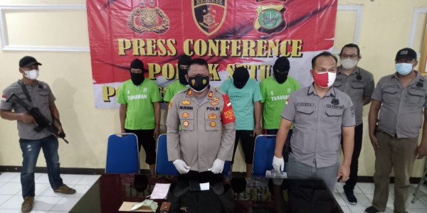 Reskrim Polsek Setu Gulung Komplotan Curanmor