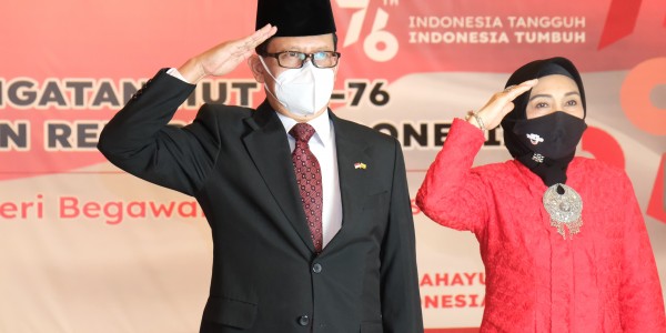 Kasus Covid di Brunei Meningkat, KBRI Adakan Upacara HUT ke-76 Secara Virtual