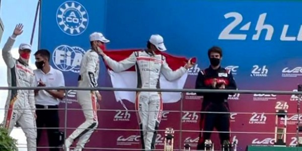 Bamsoet Bangga Merah Putih Berkibar di Podium FIA WEC 24 Hours of Le Mans