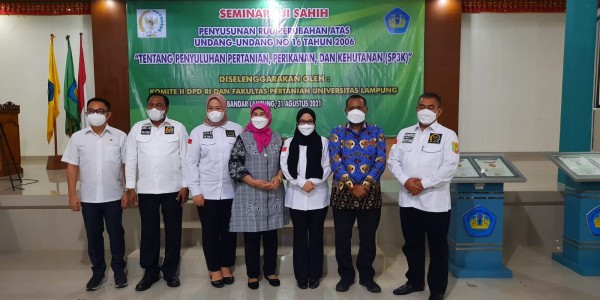 Komite II DPD RI Serap Aspirasi Akademisi Unila Terkait RUU SP3K