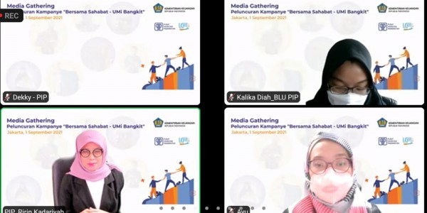 Tingkatkan Ekosistem Pinjaman Pelaku Usaha, PIP Kemenkeu Luncurkan Kampanye 'Bersama Sahabat – UMi Bangkit'