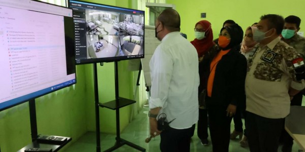 Ketua DPD Kunjungi RS Pertamina Bintang Amin Ekstensi Asrama Haji