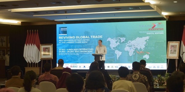 Luncurkan Trade Expo Indonesia ke-36 Digital Edition, Mendag: Upaya Pemerintah Hidupkan Kembali Perdagangan Global