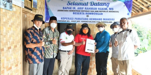 Kemenkop dan Dinkop Banten Kolaborasi Kembangkan Potensi Umbi Sente Pandeglang