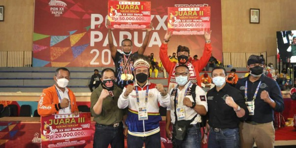 Bamsoet Apresiasi Cabor Tarung Derajat PON XX Papua Sukses Digelar