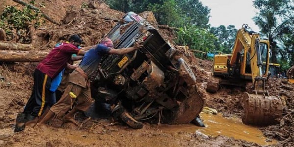 Hujan Deras, Tanah Longsor di India Tewaskan 25 Orang