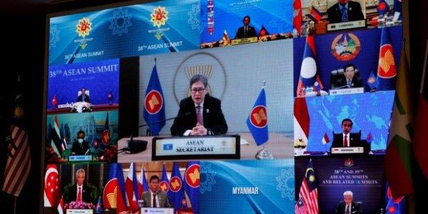 KTT ASEAN Dimulai, Junta Myanmar Tak Kirimkan Perwakilan