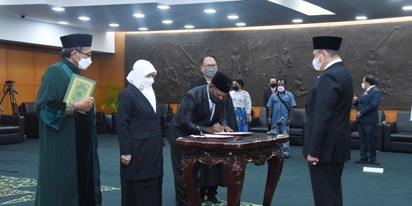 Lantik 5 Anggota PAW MPR, Ketua MPR RI: Upaya Penanaman Pancasila Tidak Boleh Berhenti