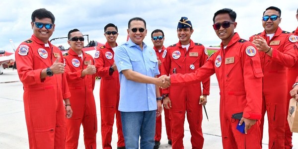 Bamsoet Apresiasi Jupiter Aerobatic Team (JAT) TNI-AU Meriahkan Langit Ajang World Superbike 2021 Mandalika