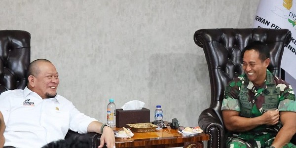 Ketua DPD RI Terima Kunjungan Panglima TNI