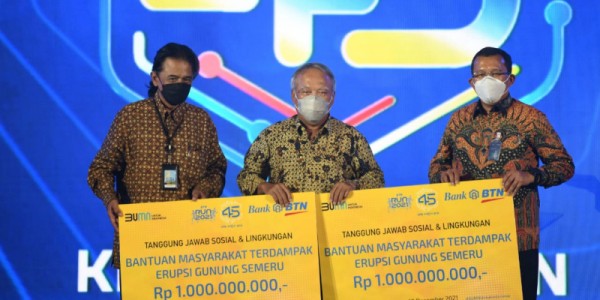 Donasi Bank BTN Untuk Semeru