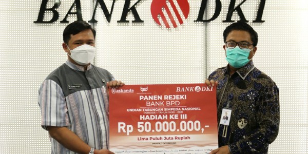 Bank DKI Berikan  Hadiah Undian Nasional Tabungan Simpeda BPD-SI.