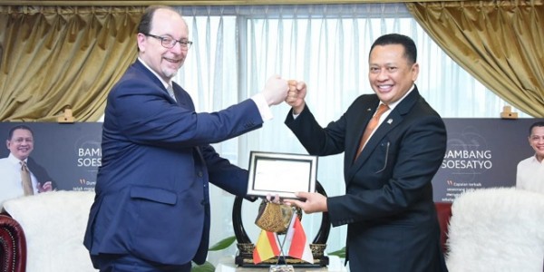 Terima Dubes Spanyol untuk Indonesia, Bamsoet Dorong Peningkatan Kerja Sama Bilateral