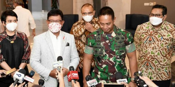 Bertemu Panglima, Menkominfo Janji Sediakan 200 Akses Internet di Pos TNI Wilayah 3T pada 2022