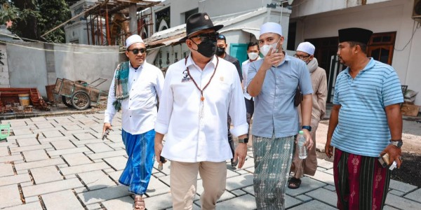 LaNyalla Tinjau Pembangunan Kompleks Masjid Agung Sunan Ampel Surabaya