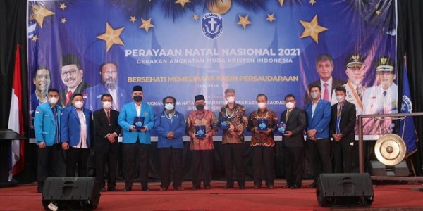 Dubes Palestina dan Wamenag Hadiri Natal, Ketum GAMKI: Kami Bangga dan Terharu