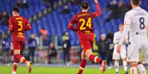 AS Roma Kalahkan Lecce 3-1 dalam Laga 16 Besar Coppa Italia