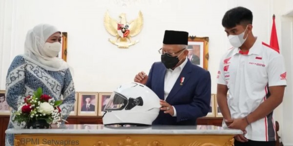 Satu-satunya Perwakilan Indonesia, Mario Minta Restu Wapres Jelang Tampil di Moto3 2022