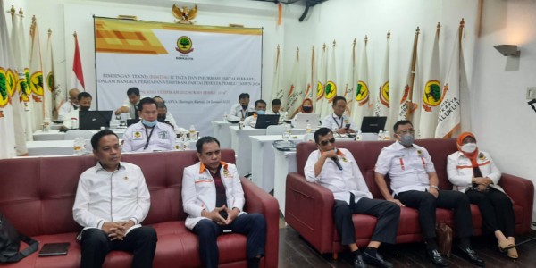 Jelang Verifikasi Parpol Peserta Pemilu 2024, Berkarya Gelar Bimtek IT Data dan Informasi