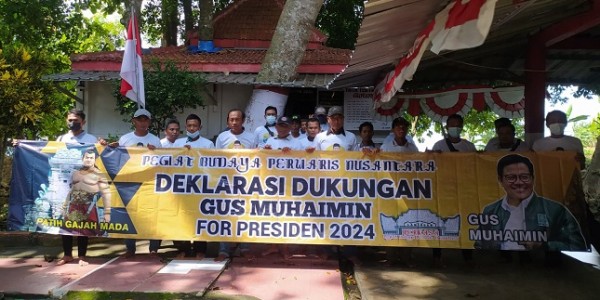 Pewaris Gajah Mada Deklarasikan Muhaimin Capres 2024 di Gunung Ratu