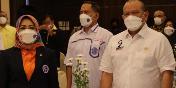 Ketua Umum PB PSI Puji Kepedulian LaNyalla di Bidang Olahraga