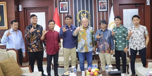Bertemu Aliansi BEM PTMI, LaNyalla Singgung Mahasiswa Sekarang Melempem