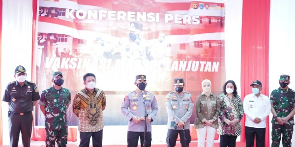 Di Sumsel, Kapolri Minta Tingkatkan Vaksin Dosis Kedua dan Booster