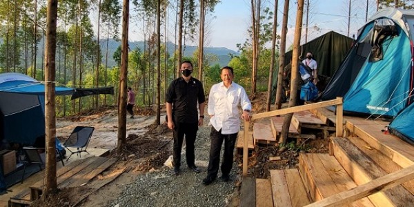 Bamsoet Berkemah Bersama Presiden Joko Widodo di Titik Nol Ibu Kota Negara Nusantara